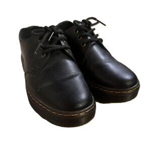 Dr. Martens Zavala Lo Black Leather Oxford Shoes Women’s 7 / Men’s 6